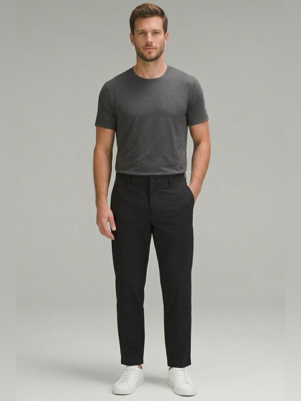 Lululemon ABC Trouser Pants 40 Black Warpstreme Stretch Golf Commuter LM5AN1S